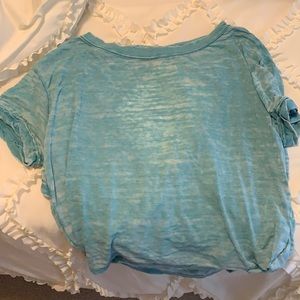 Free people open back shirt. Very loose